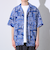 【GLOSTER/グロスター】オールオーバーパターン シャツ 柄シャツ アロハシャツ オープンカラー