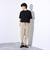 【GLOSTER/グロスター】ふくれジャガード クルーネック 半袖 Tシャツ