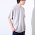 【GLOSTER/グロスター】ふくれジャガード クルーネック 半袖 Tシャツ