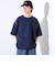 【GLOSTER/グロスター】ラダー配色ステッチ クルーネック半袖Tシャツ