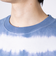 【GLOSTER/グロスター】16/-綿天竺 タイダイ染め ボーダークルーネックTシャツ