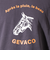 【GEVACO/ゲバコ】グラフィック 半袖プリント クルーネックTシャツ