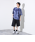 【GLOSTER/グロスター】タイダイ染め 天竺 クルーネック ショートスリーブTシャツ