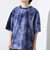 【GLOSTER/グロスター】タイダイ染め 天竺 クルーネック ショートスリーブTシャツ