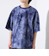 【GLOSTER/グロスター】タイダイ染め 天竺 クルーネック ショートスリーブTシャツ