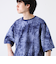 【GLOSTER/グロスター】タイダイ染め 天竺 クルーネック ショートスリーブTシャツ