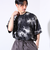 【GLOSTER/グロスター】タイダイ染め 天竺 クルーネック ショートスリーブTシャツ