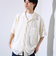 【GLOSTER/グロスター】楊柳 オープンカラー ショートスリーブ オーバーシャツ 半袖シャツ