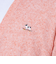 【GLOSTER/グロスター】フレンチブルドッグ刺繍 リネン混 カーディガン Vネック