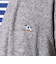 【GLOSTER/グロスター】フレンチブルドッグ刺繍 リネン混 カーディガン Vネック