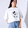 【MICKEY×DISCUS ATHLETIC】コラボ プリント 半袖 クルーネックTシャツ
