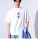 【MICKEY×DISCUS ATHLETIC】コラボ プリント 半袖 クルーネックTシャツ