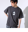 【MICKEY×DISCUS ATHLETIC】コラボ プリント 半袖 クルーネックTシャツ