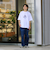 【新柄追加】【GLOSTER/グロスター】DOG&CAT 犬猫プリントTシャツ