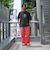 【新柄追加】【GLOSTER/グロスター】DOG&CAT 犬猫プリント ピグメント プリントTシャツ