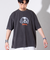 【新柄追加】【GLOSTER/グロスター】DOG&CAT 犬猫プリント ピグメント プリントTシャツ