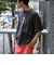 【新柄追加】【GLOSTER/グロスター】DOG&CAT 犬猫プリント ピグメント プリントTシャツ