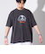 【新柄追加】【GLOSTER/グロスター】DOG&CAT 犬猫プリント ピグメント プリントTシャツ
