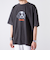 【新柄追加】【GLOSTER/グロスター】DOG&CAT 犬猫プリント ピグメント プリントTシャツ