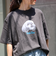 【新柄追加】【GLOSTER/グロスター】DOG&CAT 犬猫プリント ピグメント プリントTシャツ