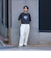 【新柄追加】【GLOSTER/グロスター】DOG&CAT 犬猫プリント ピグメント プリントTシャツ