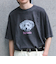 【新柄追加】【GLOSTER/グロスター】DOG&CAT 犬猫プリント ピグメント プリントTシャツ