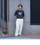 【新柄追加】【GLOSTER/グロスター】DOG&CAT 犬猫プリント ピグメント プリントTシャツ
