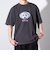 【新柄追加】【GLOSTER/グロスター】DOG&CAT 犬猫プリント ピグメント プリントTシャツ