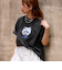 【新柄追加】【GLOSTER/グロスター】DOG&CAT 犬猫プリント ピグメント プリントTシャツ
