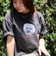 【新柄追加】【GLOSTER/グロスター】DOG&CAT 犬猫プリント ピグメント プリントTシャツ