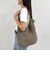 ドロストギャザーハンドル柄編みトートバッグ