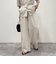 《セットアップ対応》レーヨン麻セミワイドイージーパンツ