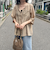シャイニーシアー２WAYハーフスリーブブラウス