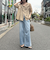 シャイニーシアー２WAYハーフスリーブブラウス