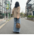 シャイニーシアー２WAYハーフスリーブブラウス