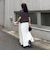 ニュアンスギャザーフレアースカート