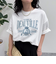 エンブレム刺繍ポンチTシャツプルオーバー