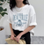 エンブレム刺繍ポンチTシャツプルオーバー
