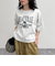 エンブレム刺繍ポンチTシャツプルオーバー