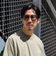 【GLOSTER/グロスター】マット加工 フラットサングラス カラーレンズ