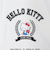【HELLO KITTY meet FREDY emue】 カレッジプリントTシャツ