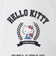 【HELLO KITTY meet FREDY emue】 カレッジプリントTシャツ