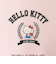 【HELLO KITTY meet FREDY emue】 カレッジプリントTシャツ