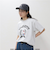 【HELLO KITTY meet FREDY emue】 カレッジプリントTシャツ