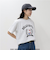 【HELLO KITTY meet FREDY emue】 カレッジプリントTシャツ