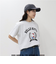 【HELLO KITTY meet FREDY emue】 カレッジプリントTシャツ