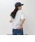 【HELLO KITTY meet FREDY emue】 カレッジプリントTシャツ