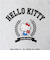 【HELLO KITTY meet FREDY emue】 カレッジプリントTシャツ