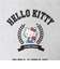 【HELLO KITTY meet FREDY emue】 カレッジプリントTシャツ