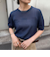 シアー刺繍ロゴニットプルオーバー